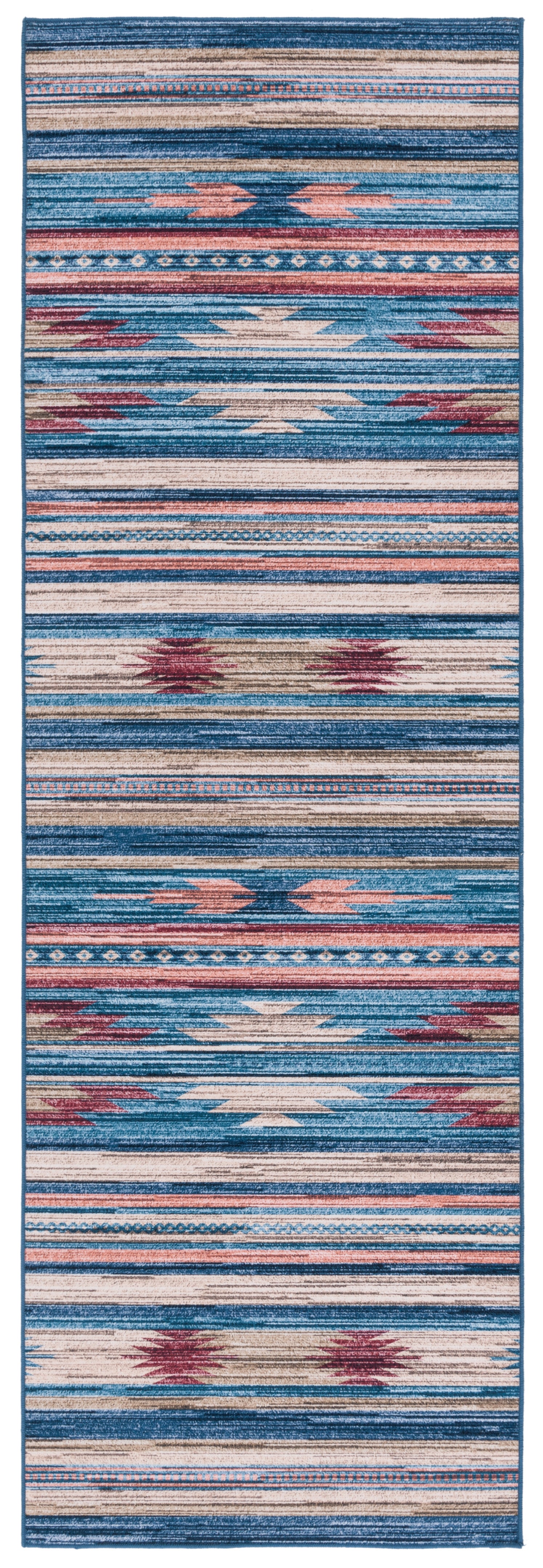Safavieh Tucson Tsn930M Blue/Rust Rug.