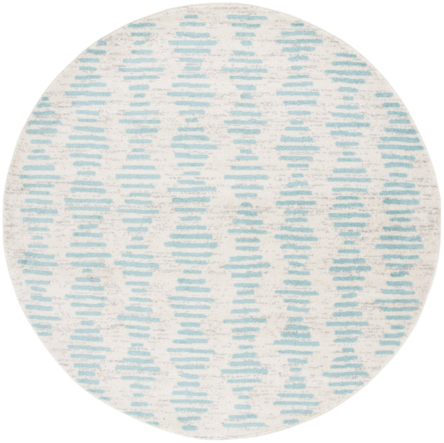 Safavieh Tulum Tul644J Ivory/Turquoise Rug.