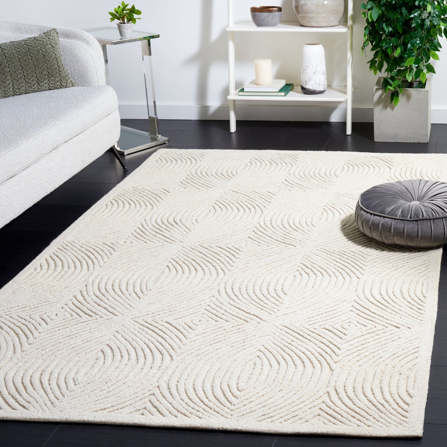 Safavieh Textural Txt104A Ivory Rug.