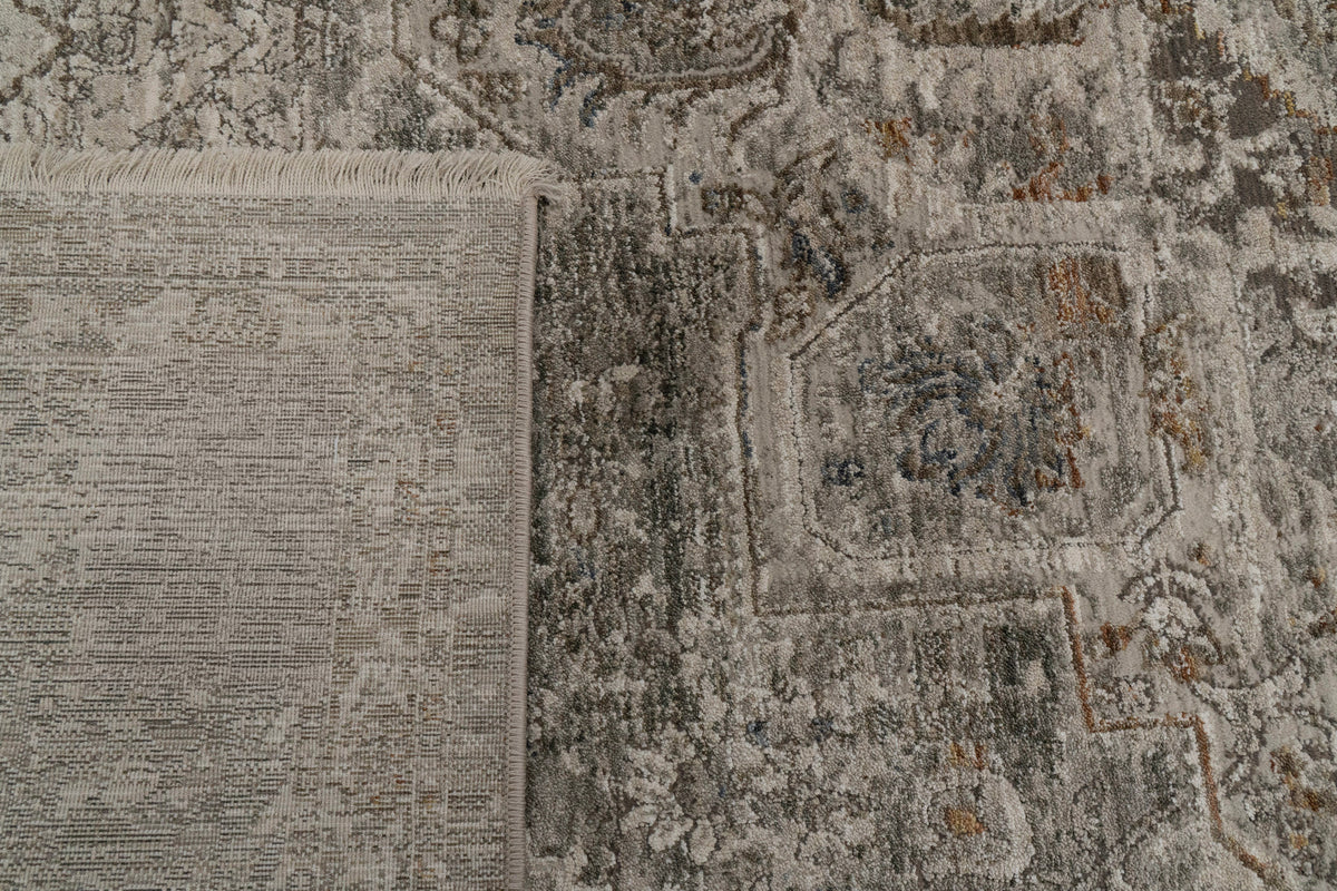 Dynamic Rugs Valeria 10524 Power Loomed Transitional Ivory/Beige/Multi Rug