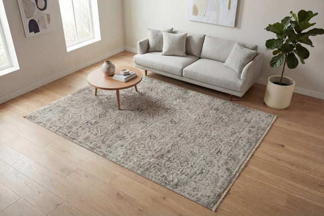 Dynamic Rugs Valeria 10525 Power Loomed Transitional Ivory/Beige/Multi Rug