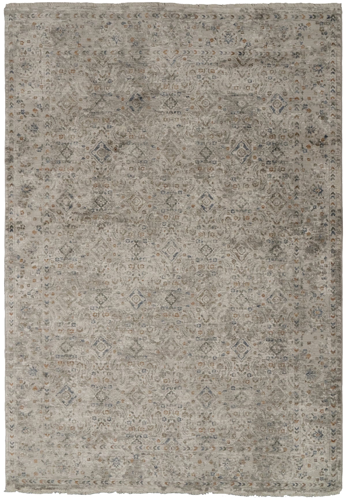Dynamic Rugs Valeria 10525 Power Loomed Transitional Ivory/Beige/Multi Rug