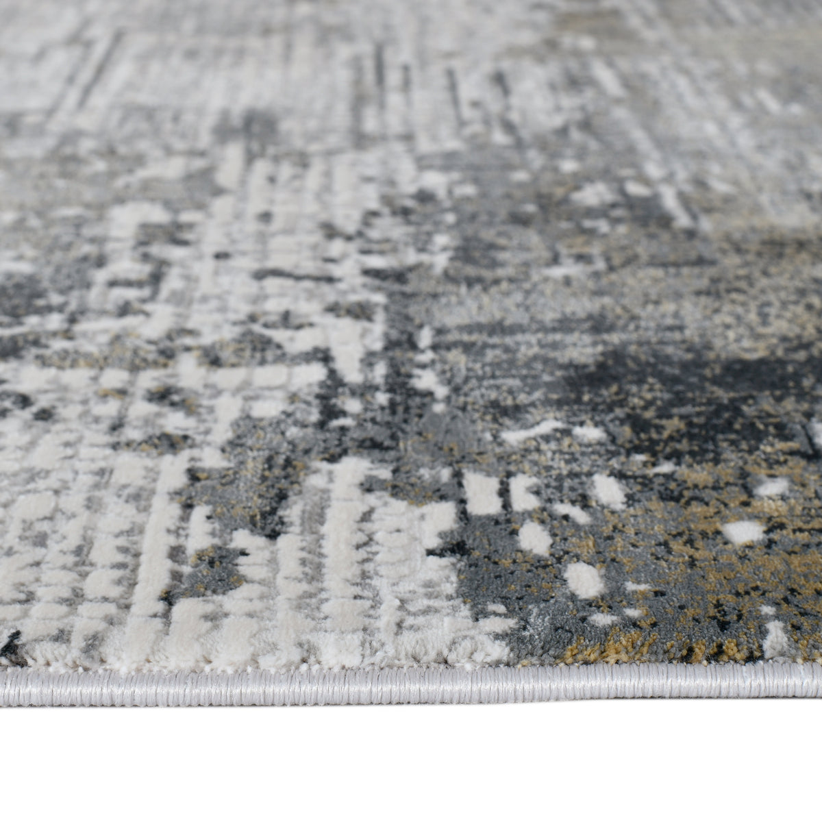Amer Venice VEN-2 Ivory / Gold area rug - profile view