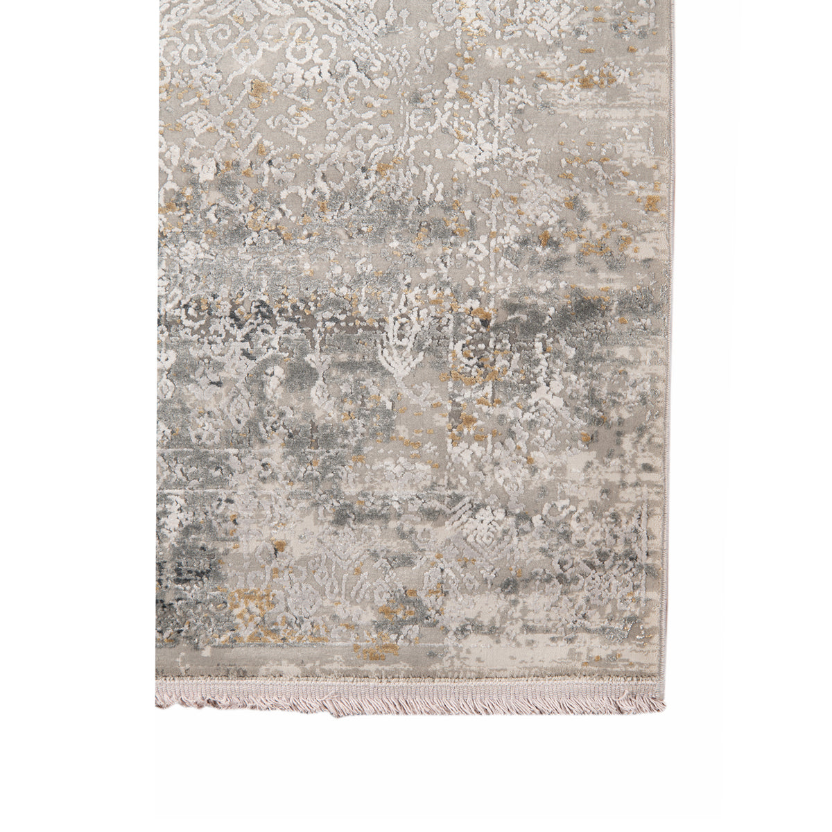Amer Venice VEN-4 Gray / Gold area rug - corner view