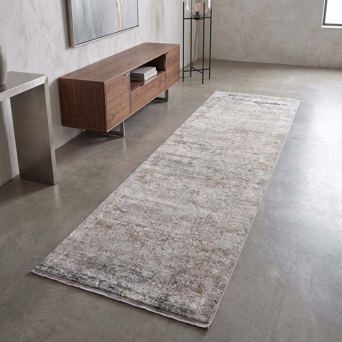 Amer Venice VEN-4 Gray / Gold area rug - lifestyle view