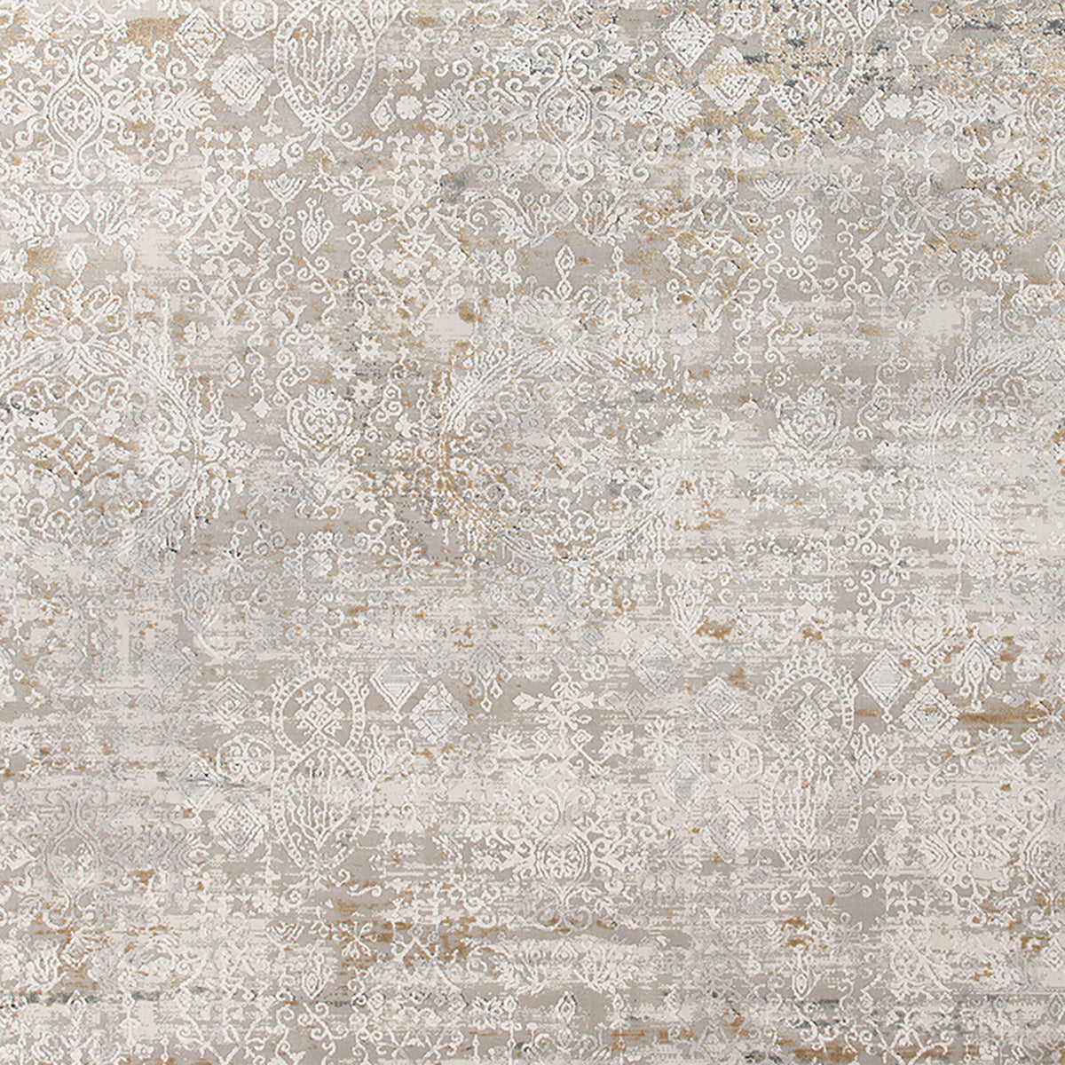 Amer Venice VEN-4 Gray / Gold area rug - color swatch view