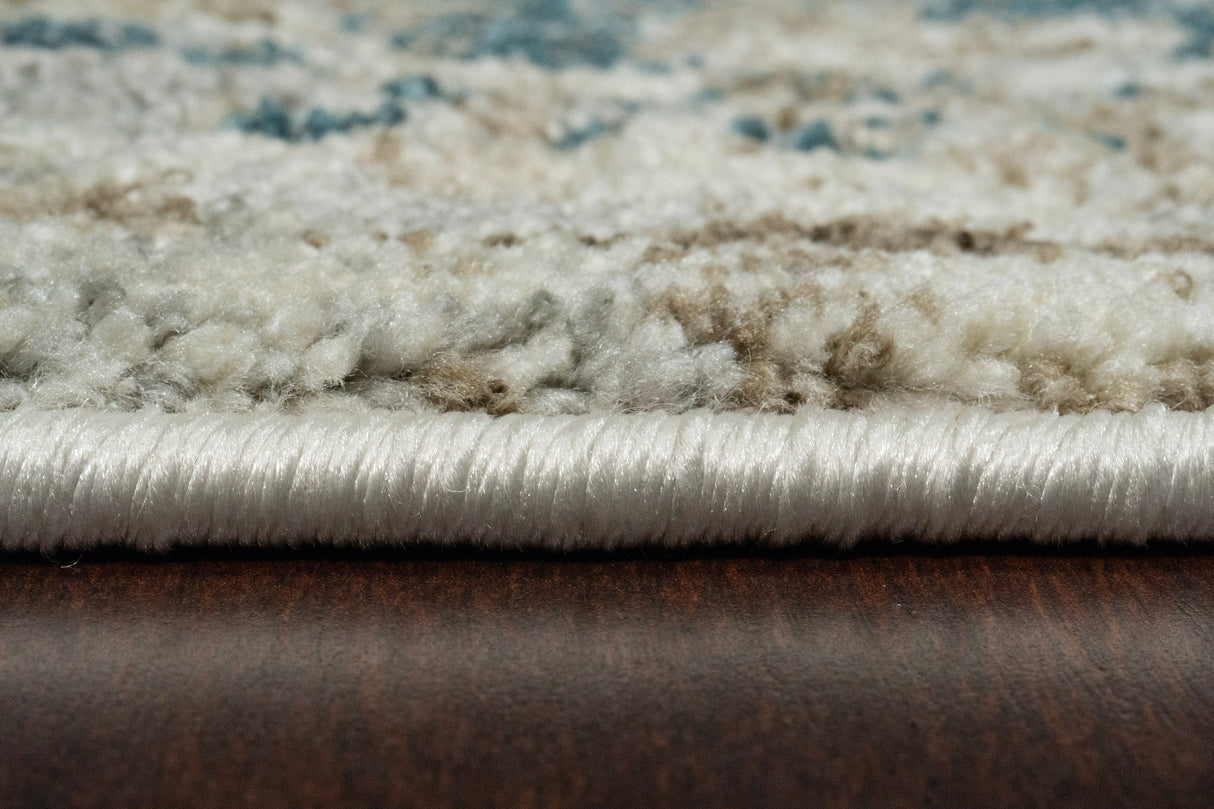 Dynamic Rugs Venedik 17778 Power Loomed Transitional Cream/Navy/Beige Rug