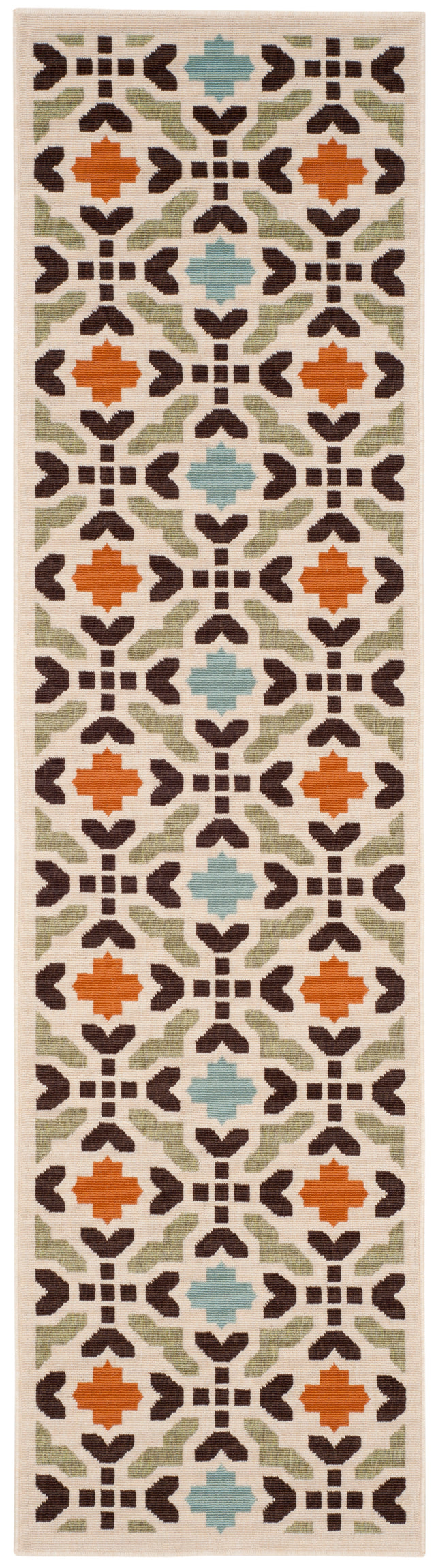 Safavieh Veranda Ver080-712 Cream/Terracotta Rug.