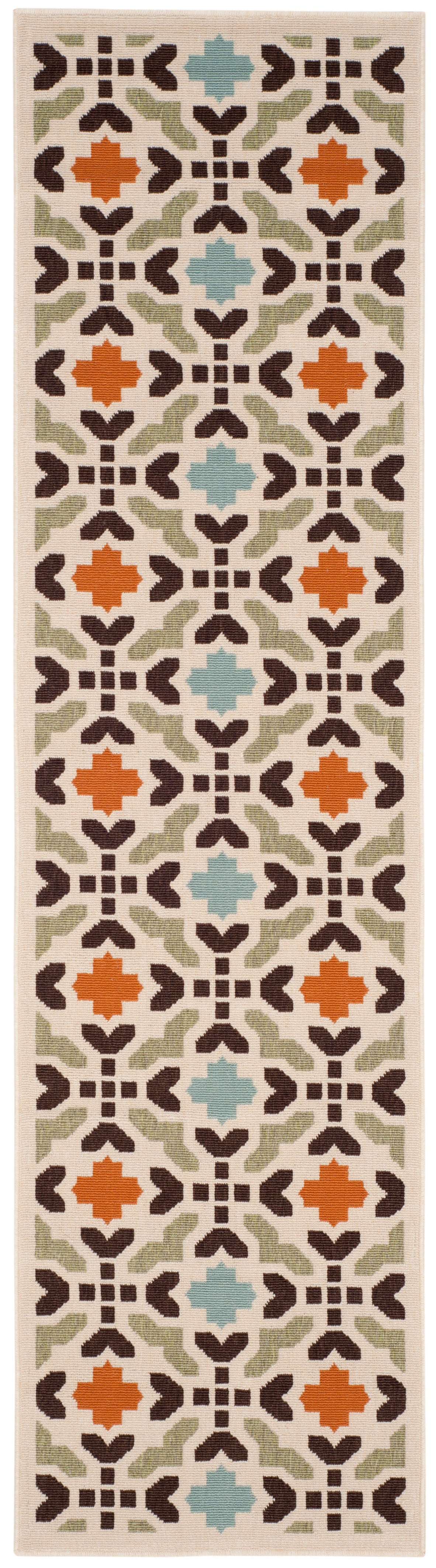 Safavieh Veranda Ver080-712 Cream/Terracotta Rug.