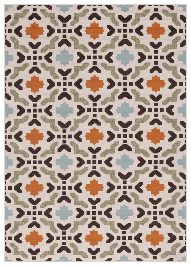 Safavieh Veranda Ver080-712 Cream/Terracotta Rug.