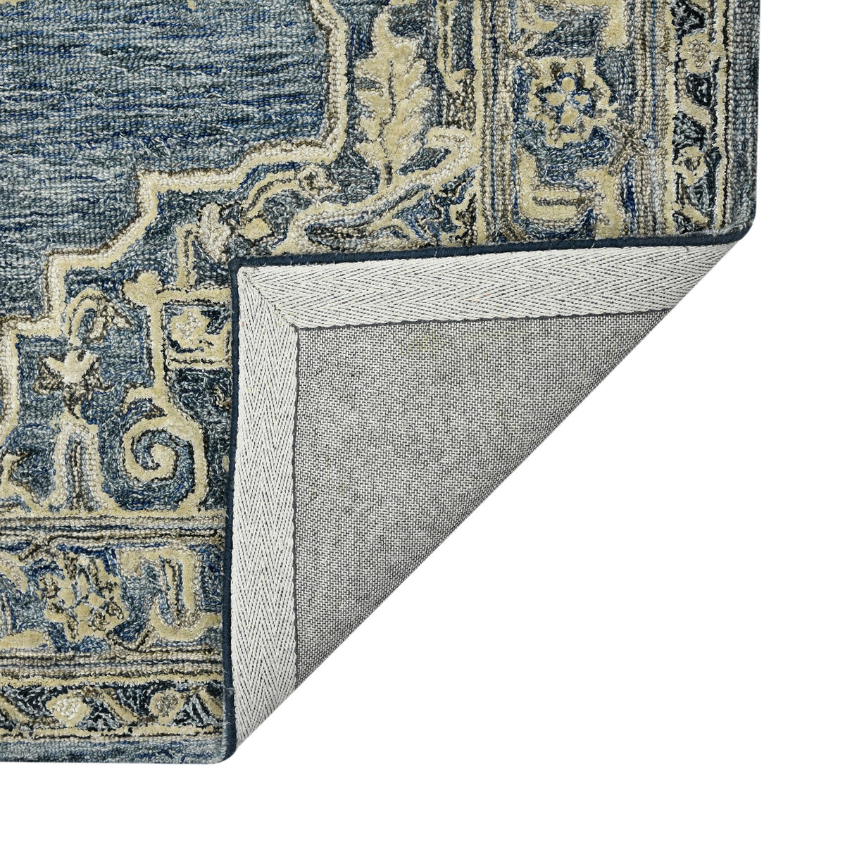Amer Vestige VES-6 Denim / Gray area rug - back view