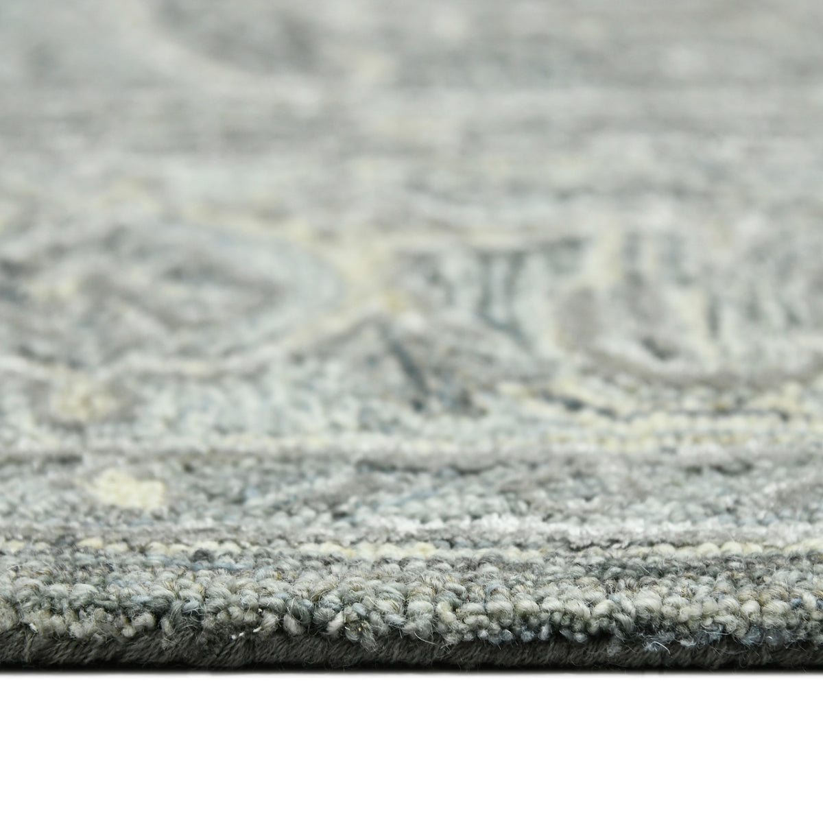 Amer Vestige VES-7 Gray area rug - profile view