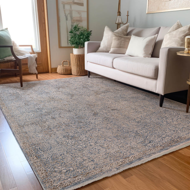 Dalyn Vienna VI5 Machine Made Traditional Blue Rug