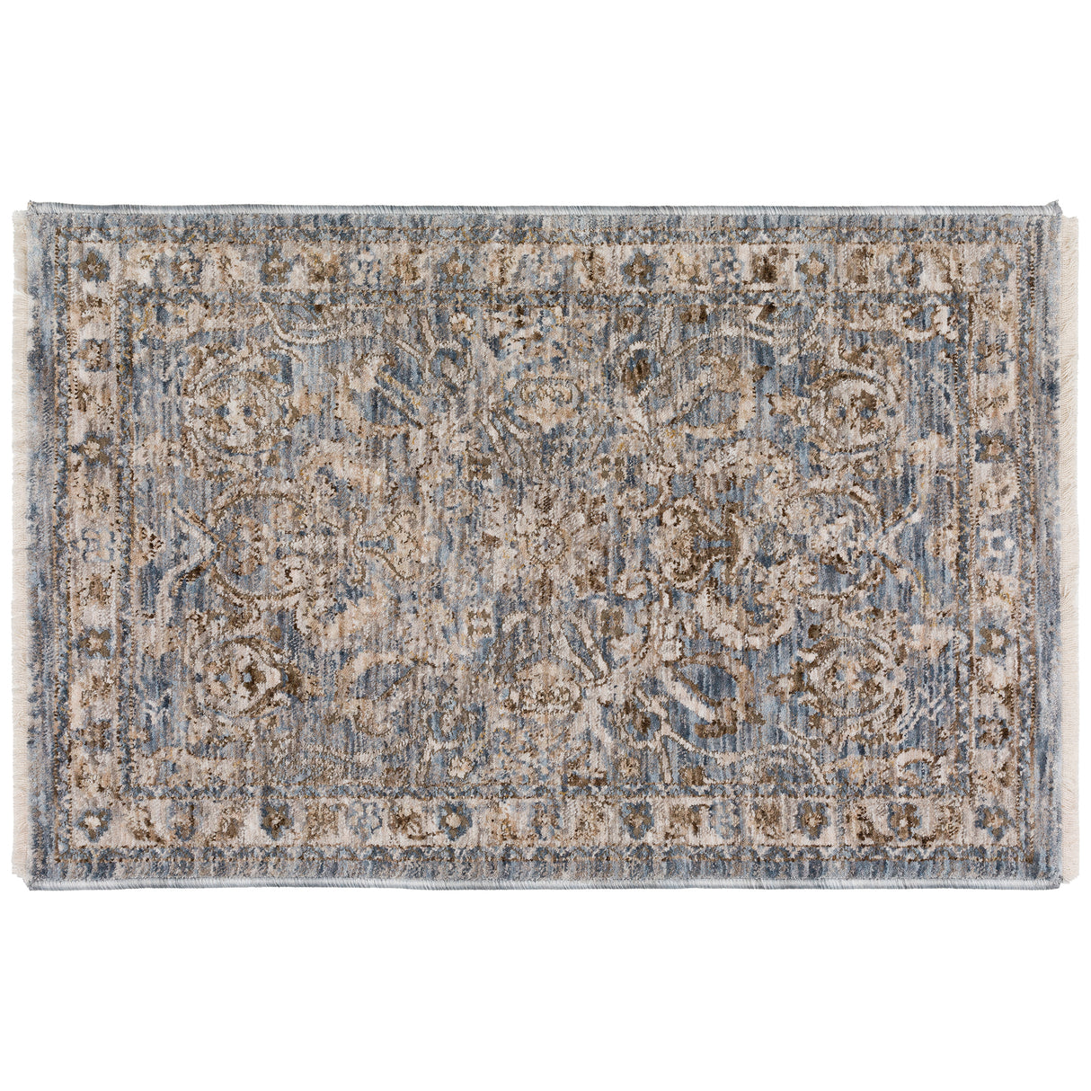 Dalyn Vienna VI8 Machine Made Traditional Blue Rug