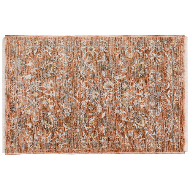 Dalyn Vienna VI9 Machine Made Traditional Orange Rug