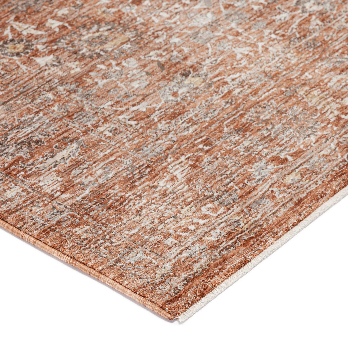 Dalyn Vienna VI9 Machine Made Traditional Orange Rug