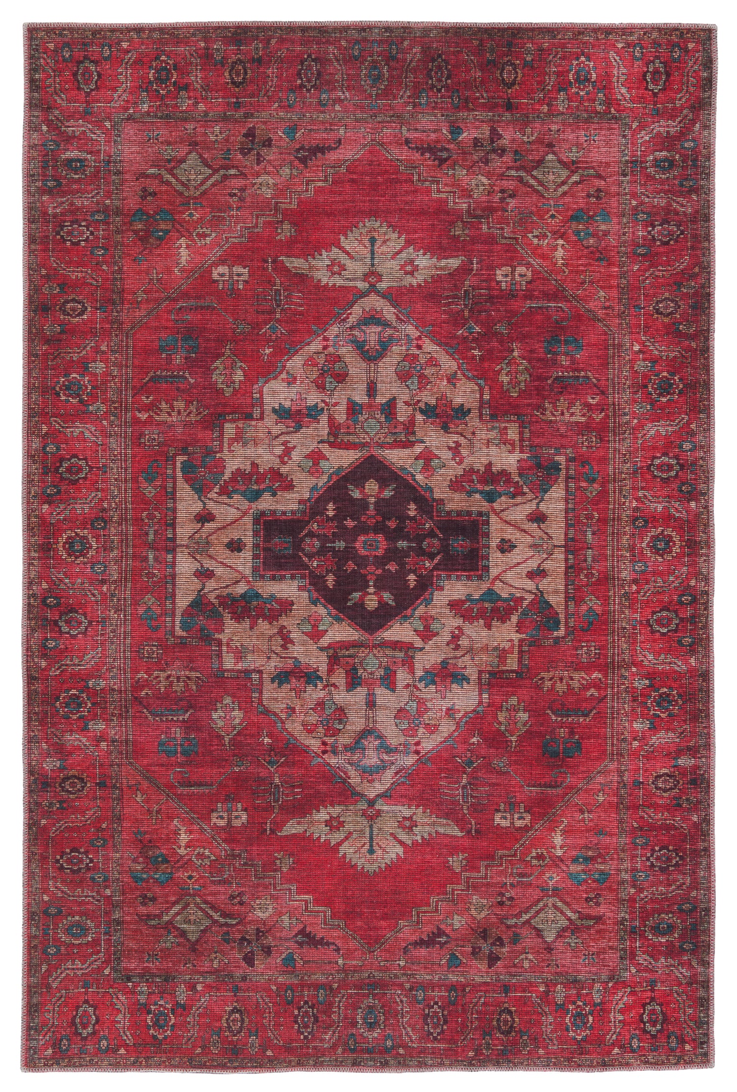 Jaipur Vindage VIN01 Red Powerloomed Rug