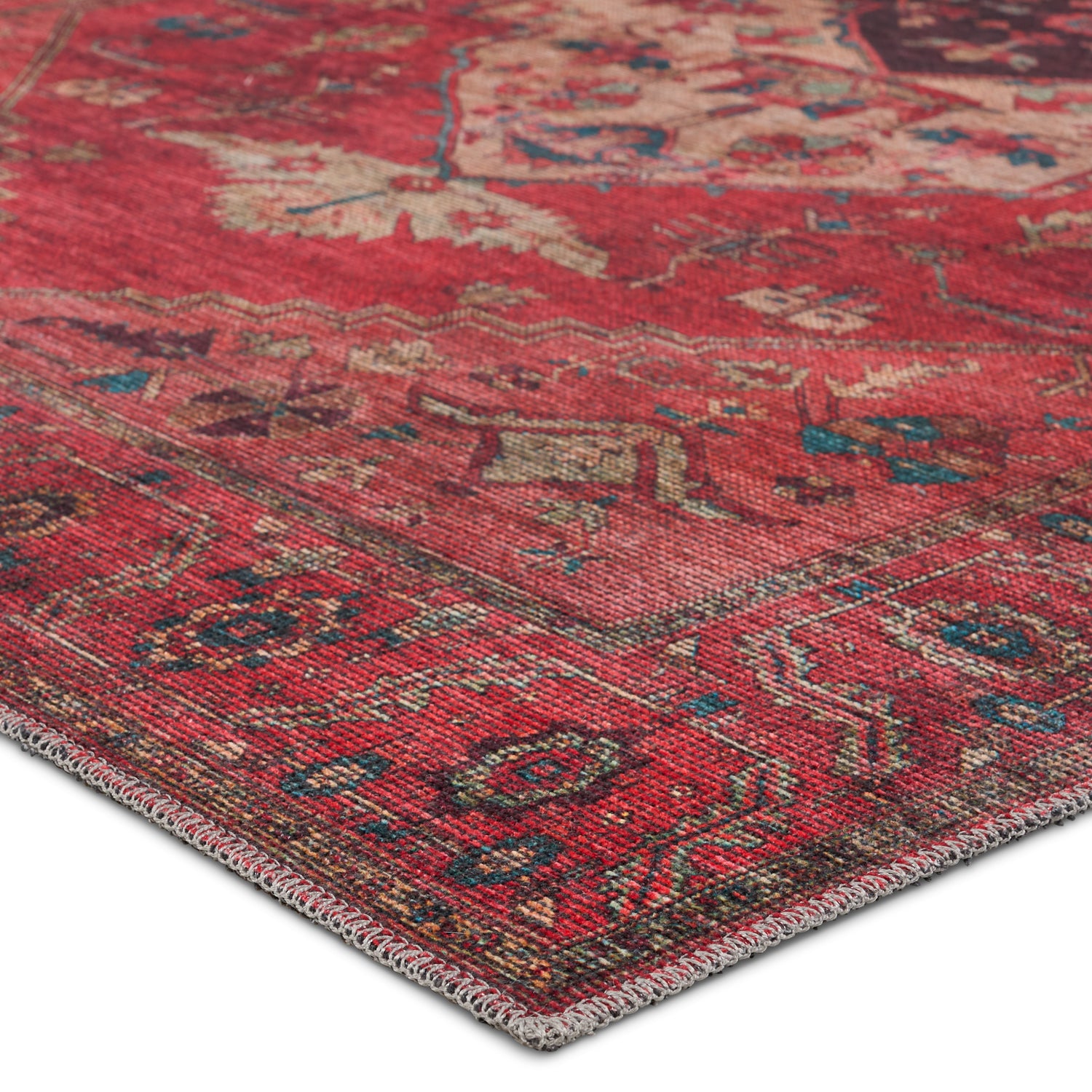 Jaipur Vindage VIN01 Red Powerloomed Rug