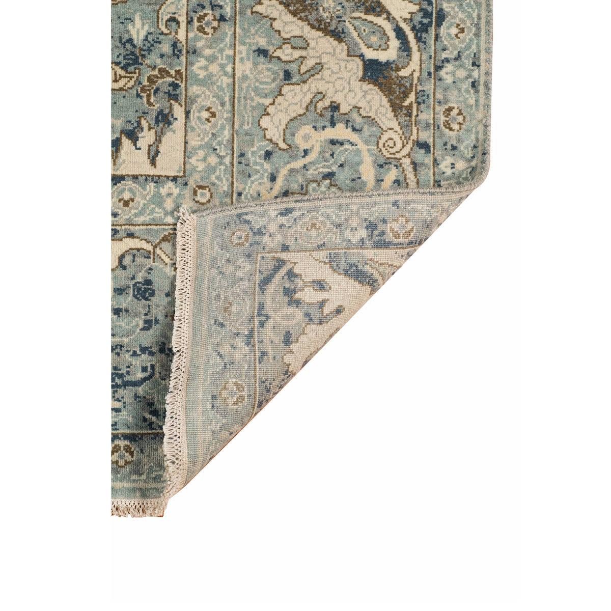 Amer Vintage VIN-10 Polo Blue area rug - back view