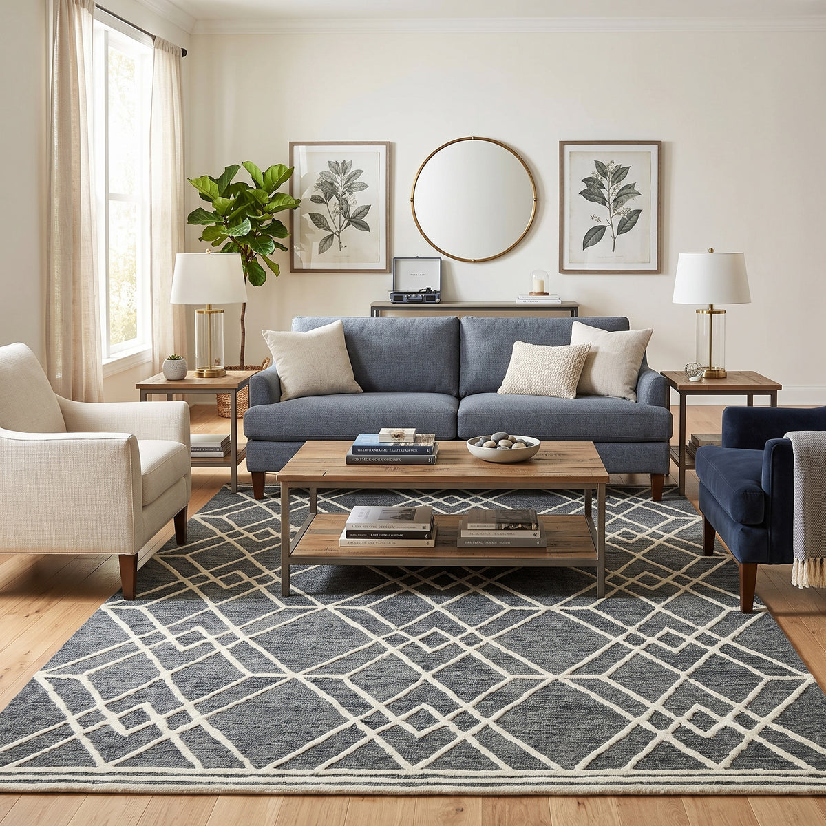 Amer Vista VIS-2 Khaki area rug - lifestyle view