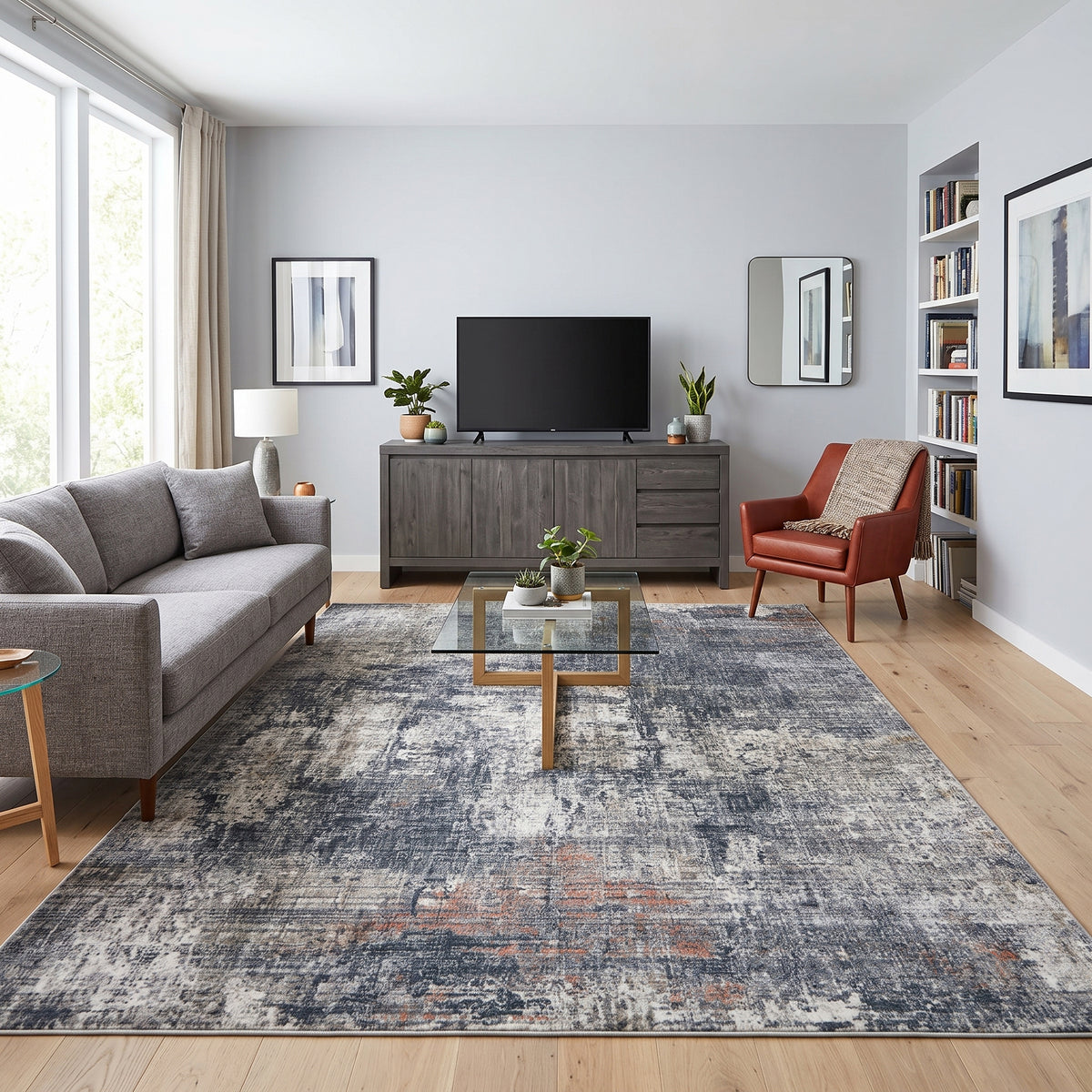 Amer Vermont VRM-1 Gray area rug - lifestyle view