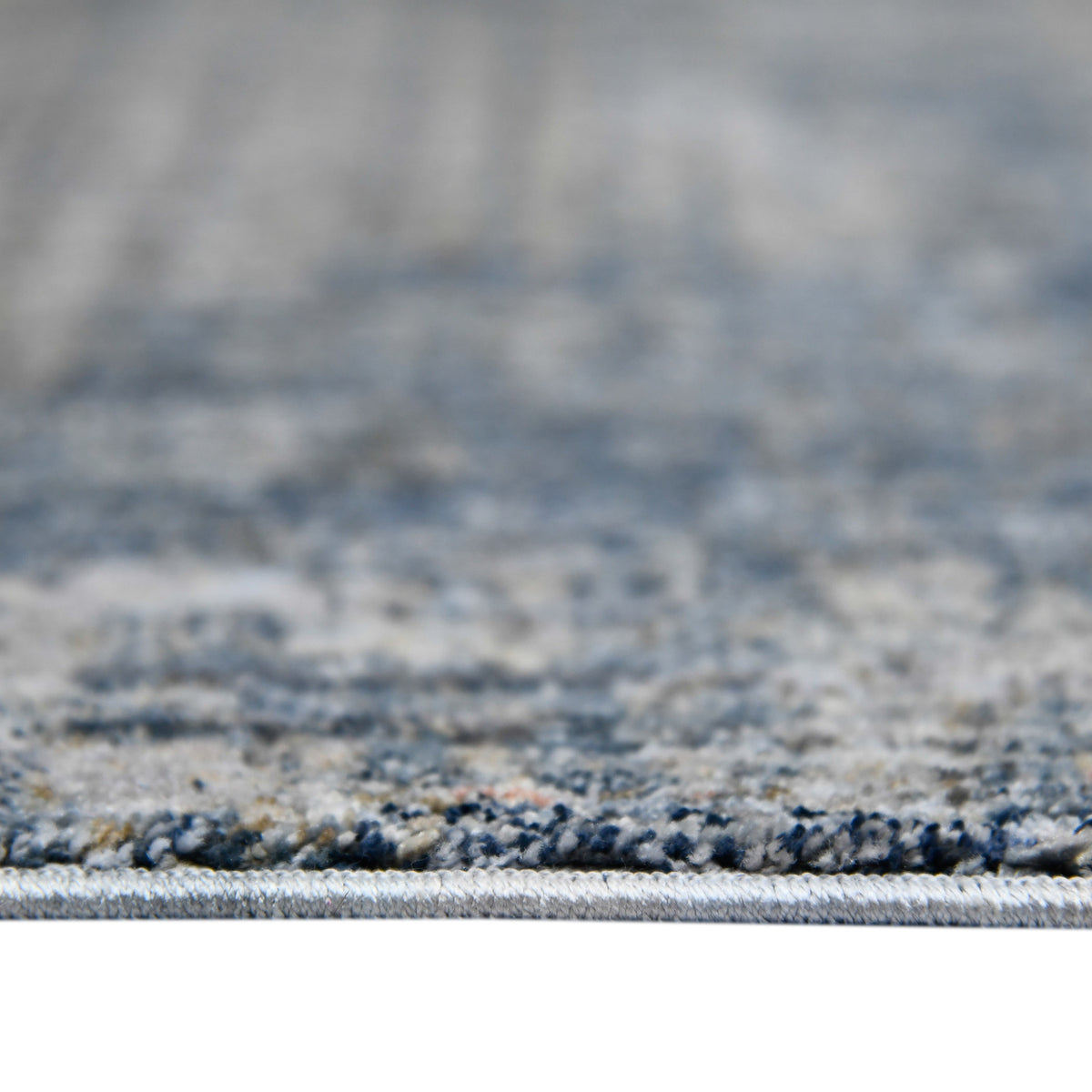 Amer Vermont VRM-2 Gray / Orange area rug - profile view