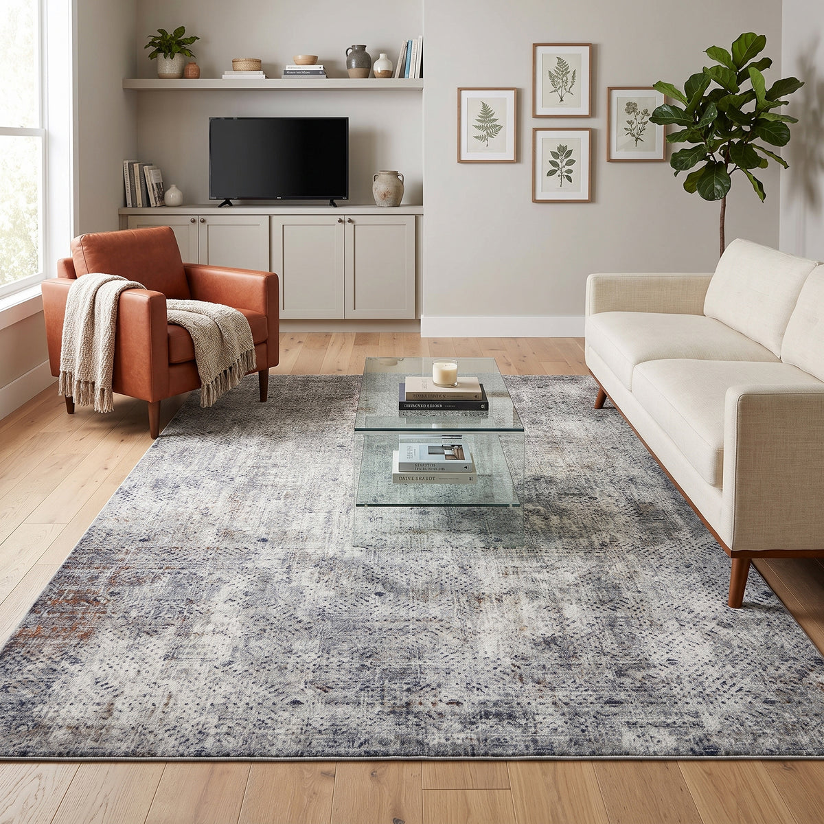 Amer Vermont VRM-4 Gray area rug - lifestyle view
