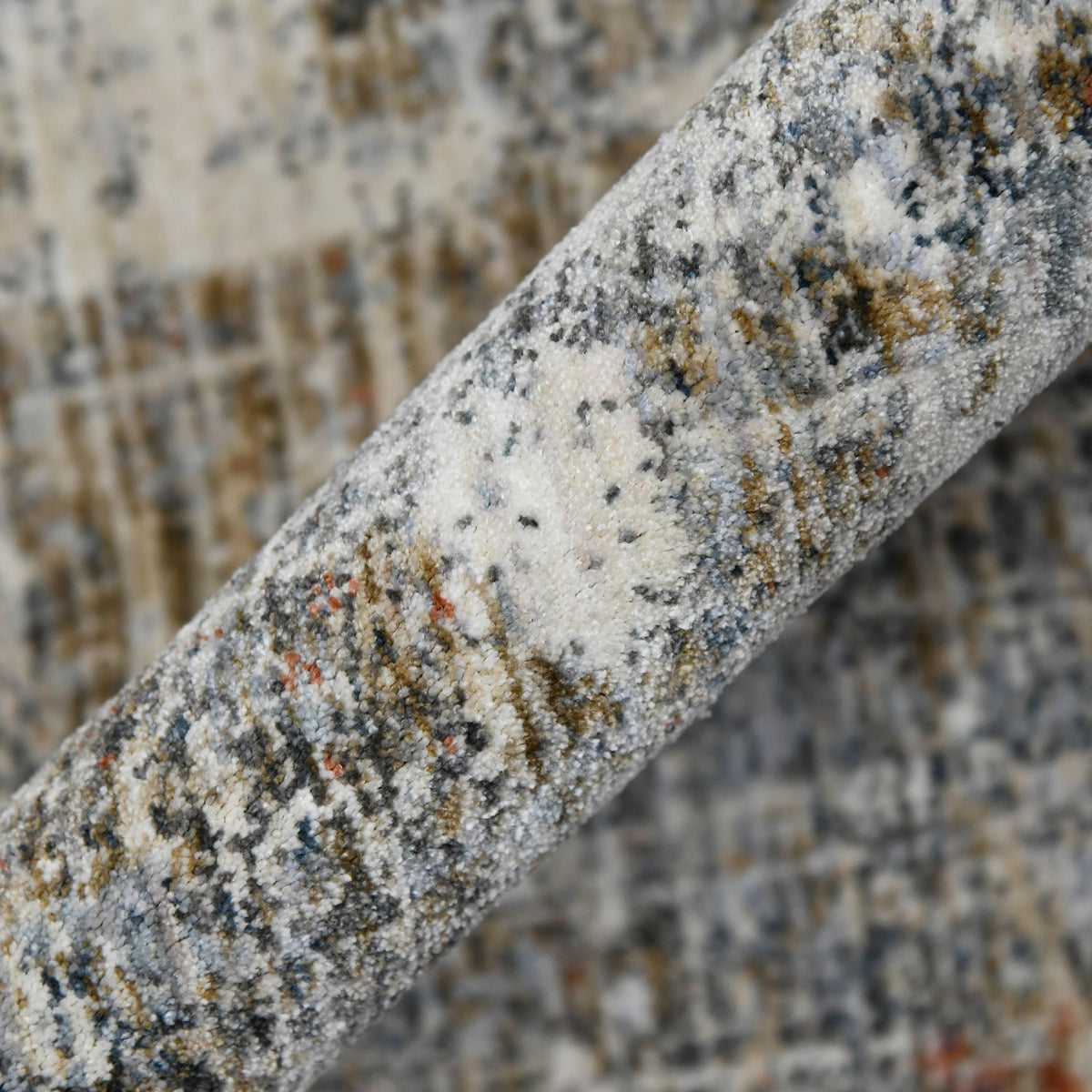 Amer Vermont VRM-5 Gray / Orange area rug - color swatch view