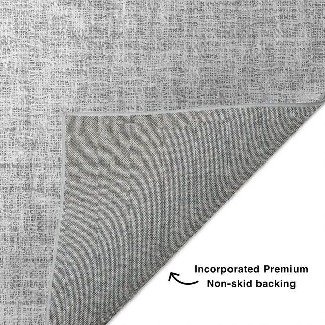 Dalyn Voyage VY1 Transitional Machine Made Silver Rug