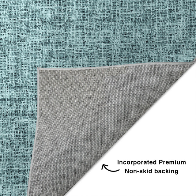 Dalyn Voyage VY1 Transitional Machine Made Teal Rug