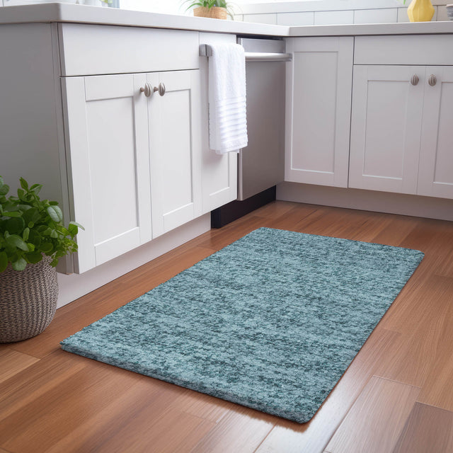 Dalyn Voyage VY2 Transitional Machine Made Teal Rug
