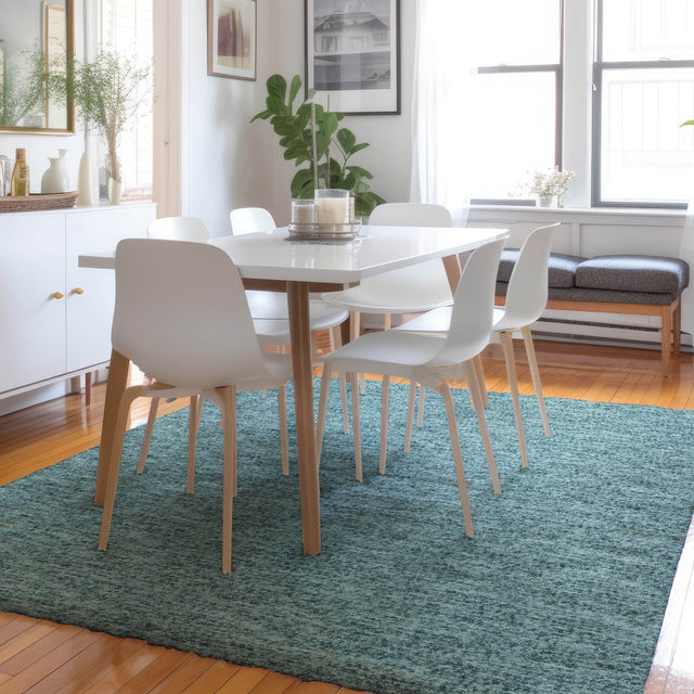 Dalyn Voyage VY2 Transitional Machine Made Teal Rug
