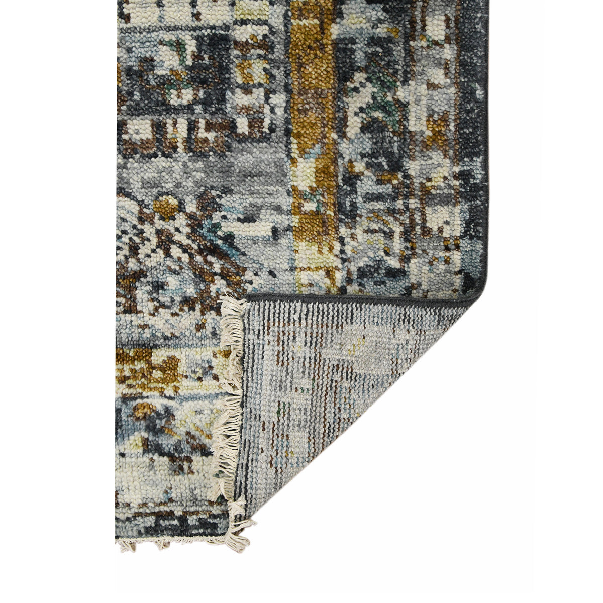 Amer Willow WIL-4 Indigo area rug - back view