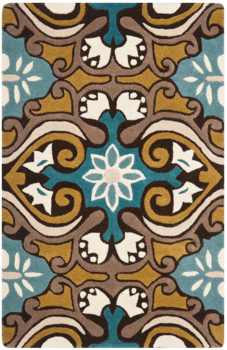 Safavieh Wyndham Wyd327A Blue/Multi Rug.