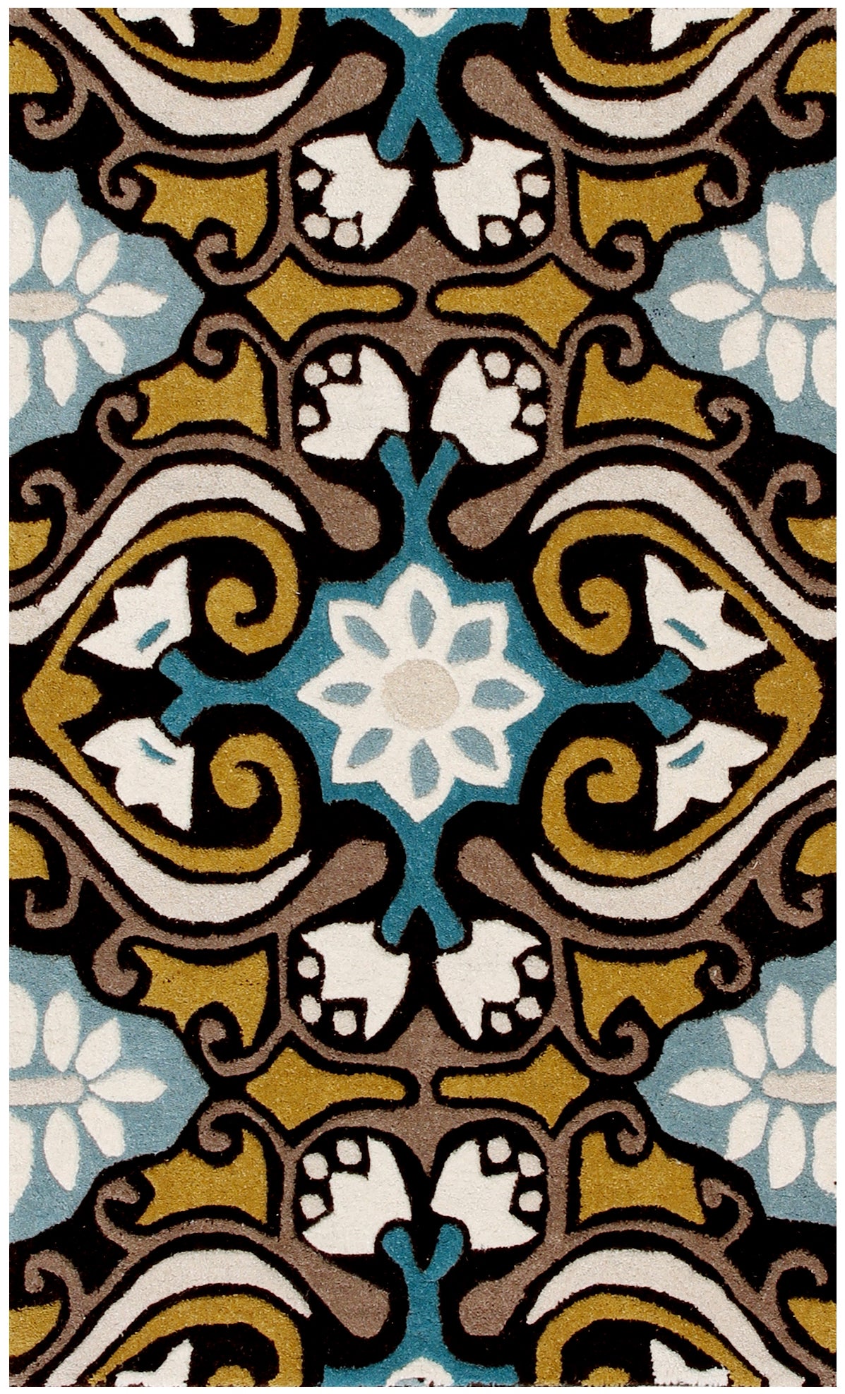 Safavieh Wyndham Wyd327A Blue/Multi Rug.