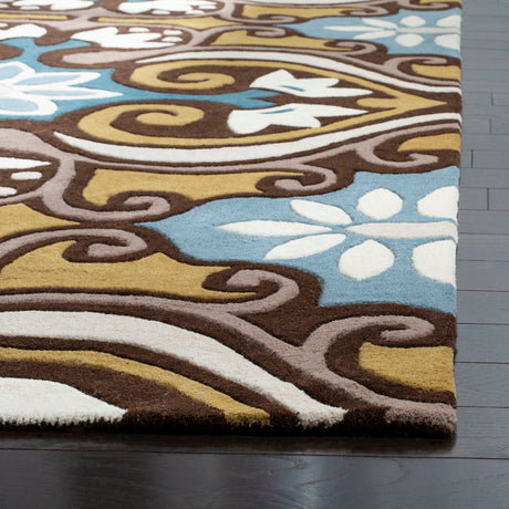 Safavieh Wyndham Wyd327A Blue/Multi Rug.