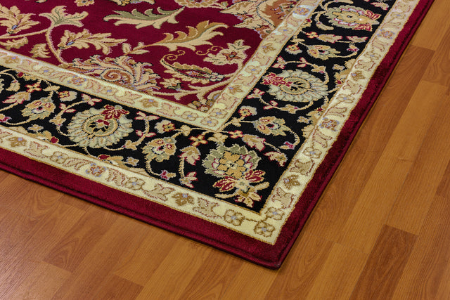 Dynamic Rugs Yazd 1744 Red Rugs - corner detail
