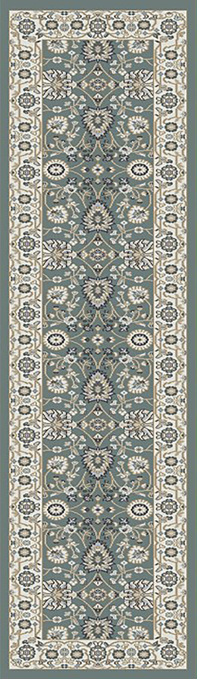 Dynamic Rugs Yazd 2803 Power Loomed Traditional Grey/Ivory Rug