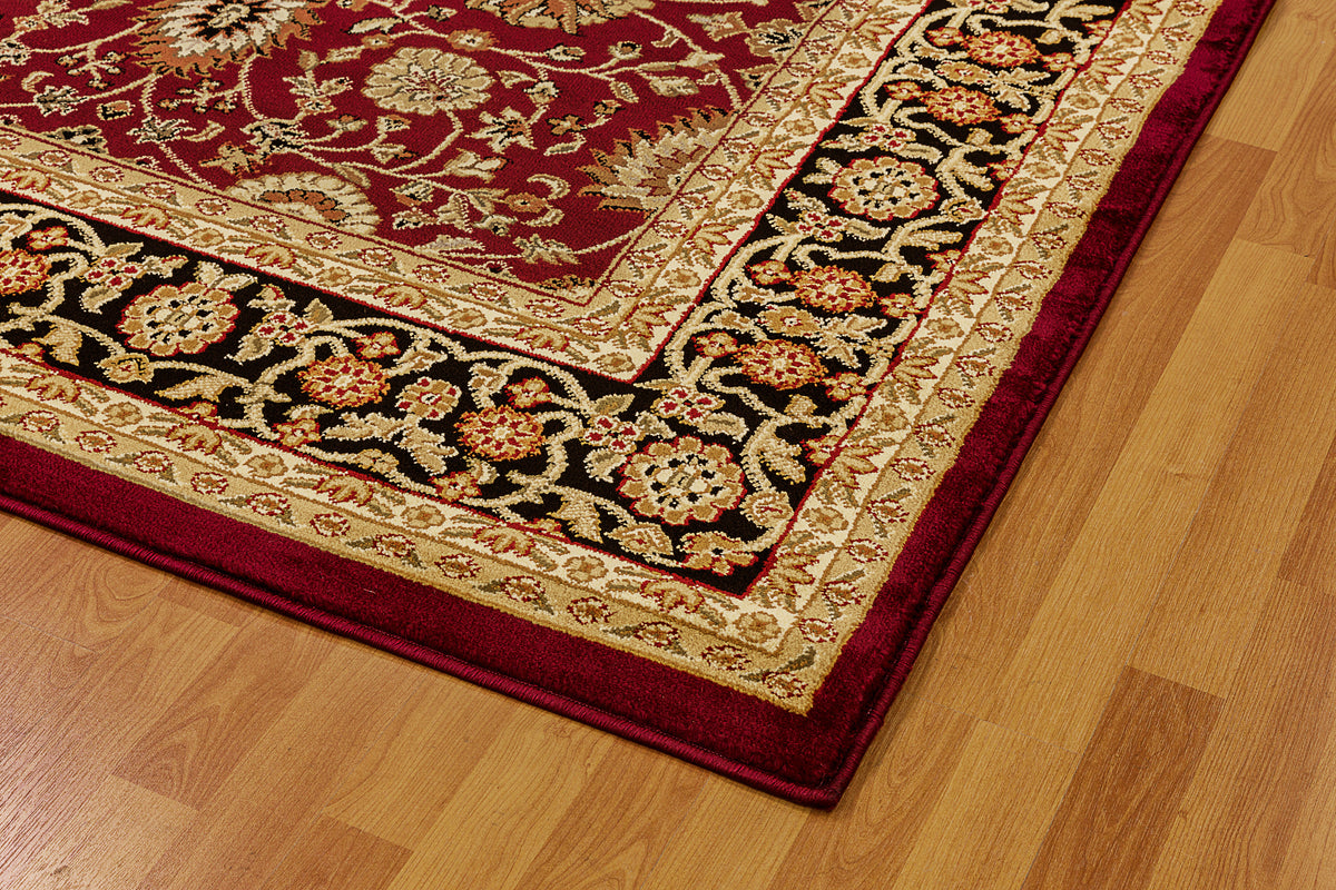 Dynamic Rugs Yazd 2803 Red / Red Rugs - corner detail