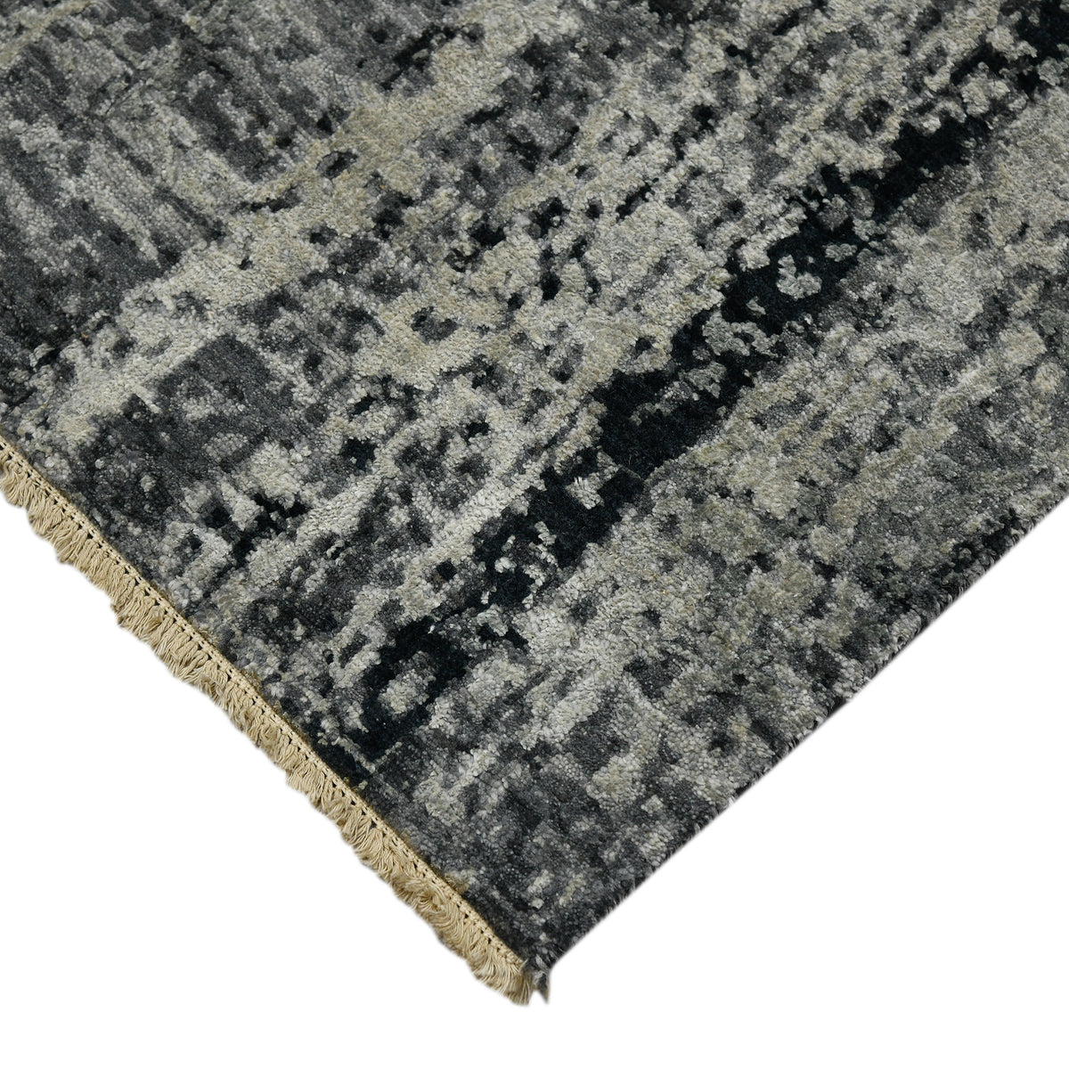 Amer Zenith ZEN-38 Dark Gray area rug - corner view