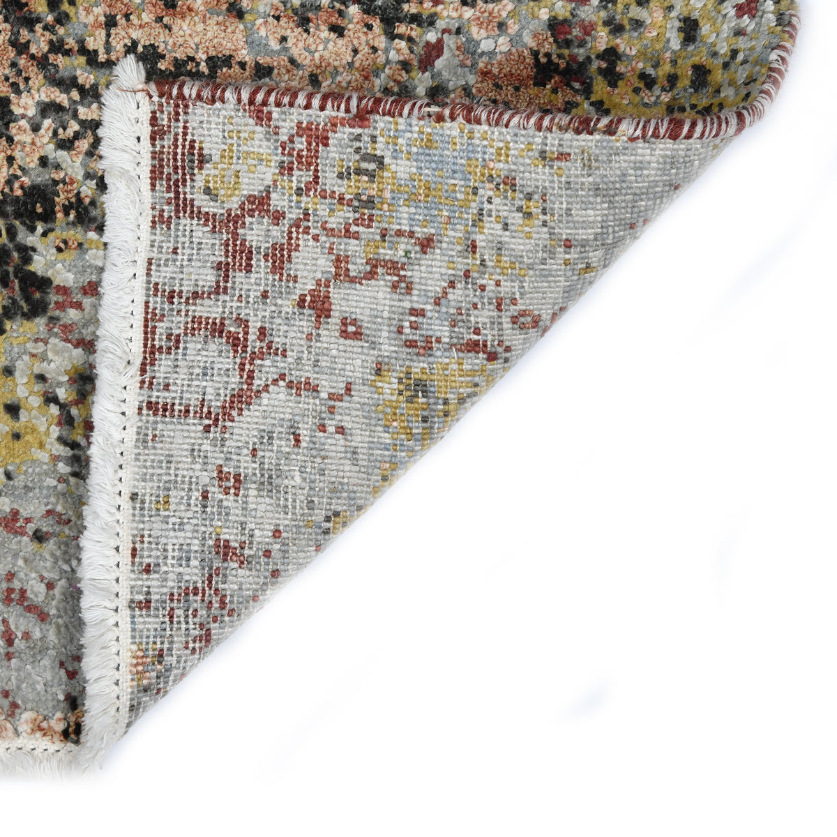 Amer Zenith ZEN-68 Silver Sand area rug - back view