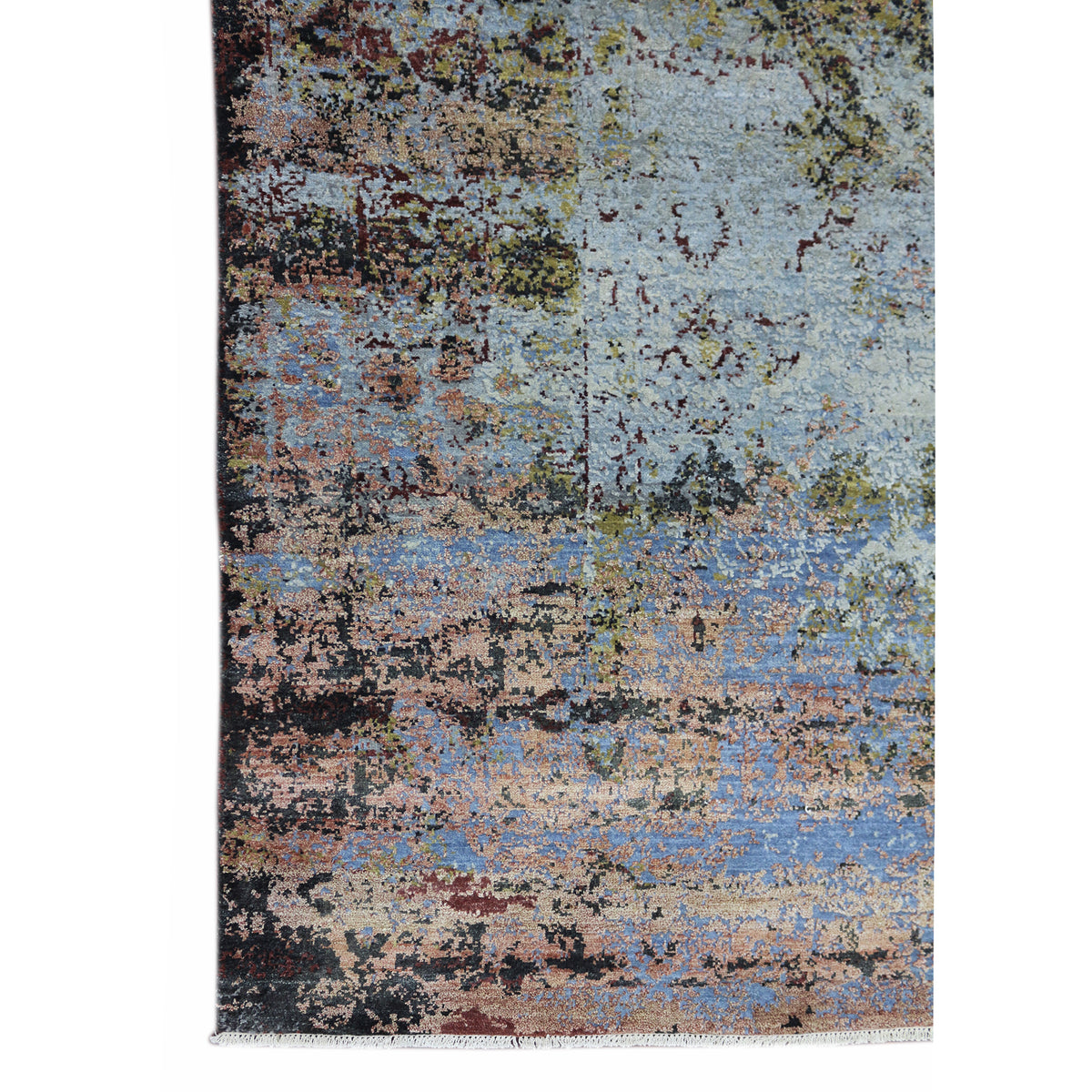 Amer Zenith ZEN-68 Silver Sand area rug - corner view