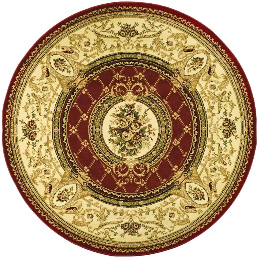 Safavieh Lyndhurst 5'-3" x 5'-3" Rug in Red / Ivory