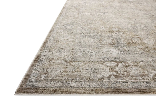 Loloi Tabitha Tai-01 Khaki/Slate Rug - rug corner