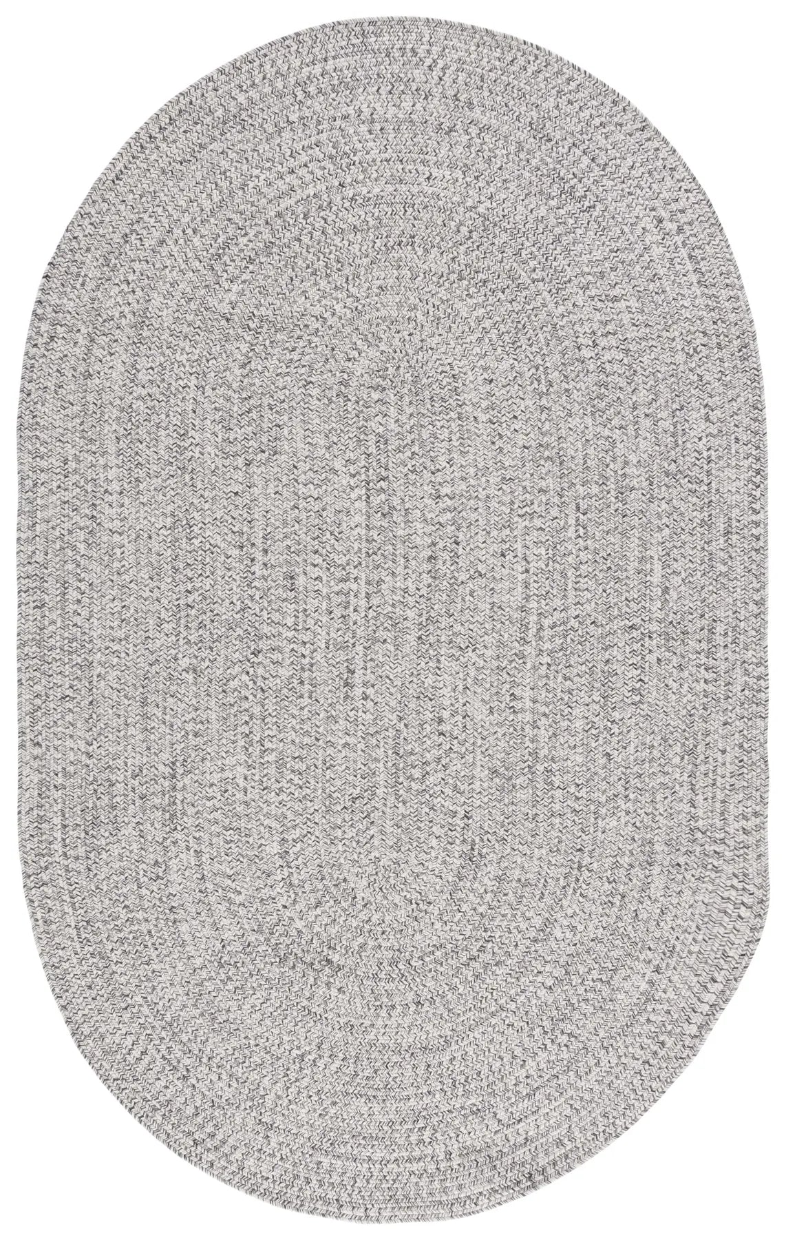 Safavieh Braided 5'-0" x 8'-0" Rug in Grey / Ivory