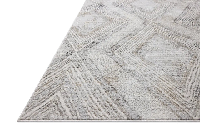Loloi Hollis HOL-05 Mist / Natural Rug - rug corner