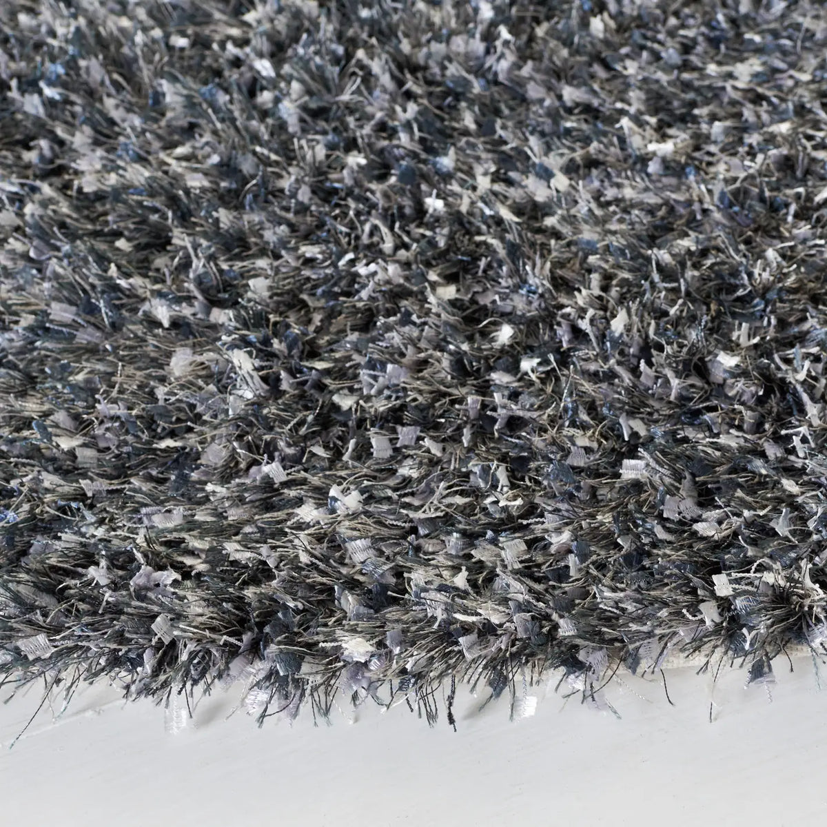 Safavieh Sg-Mls-Malibu Shag 7'-0" x 7'-0" Rug in Charcoal