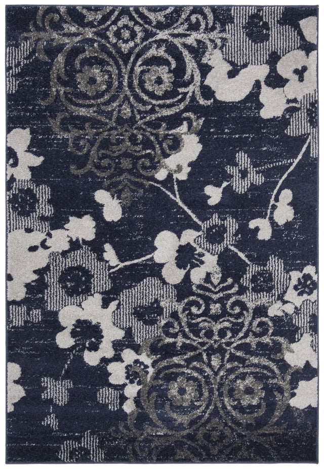 Safavieh Adirondack 10'-0" x 14'-0" Rug in Navy / Silver