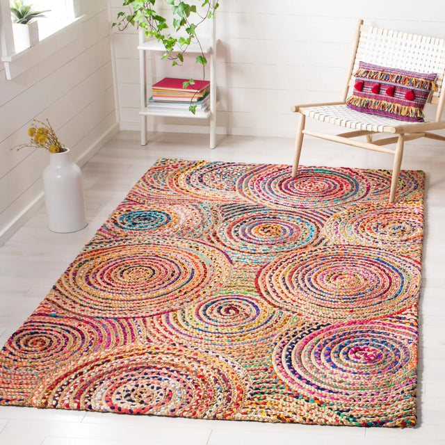 Safavieh Cape Cod 4'-0" x 6'-0" Rug in Natural / Multi
