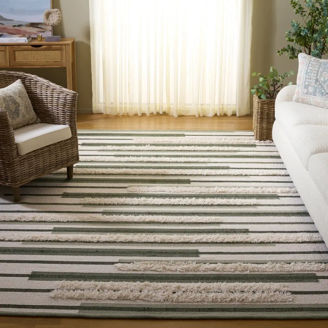 Safavieh Kenya 8'-0" x 10'-0" Rug in Sage / Ivory